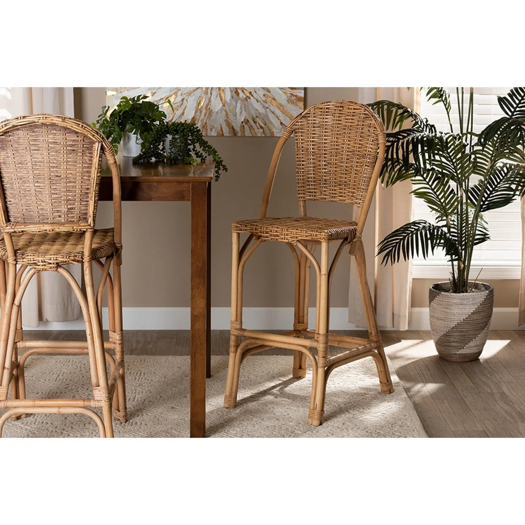 Natural Rattan Bar Stool P144