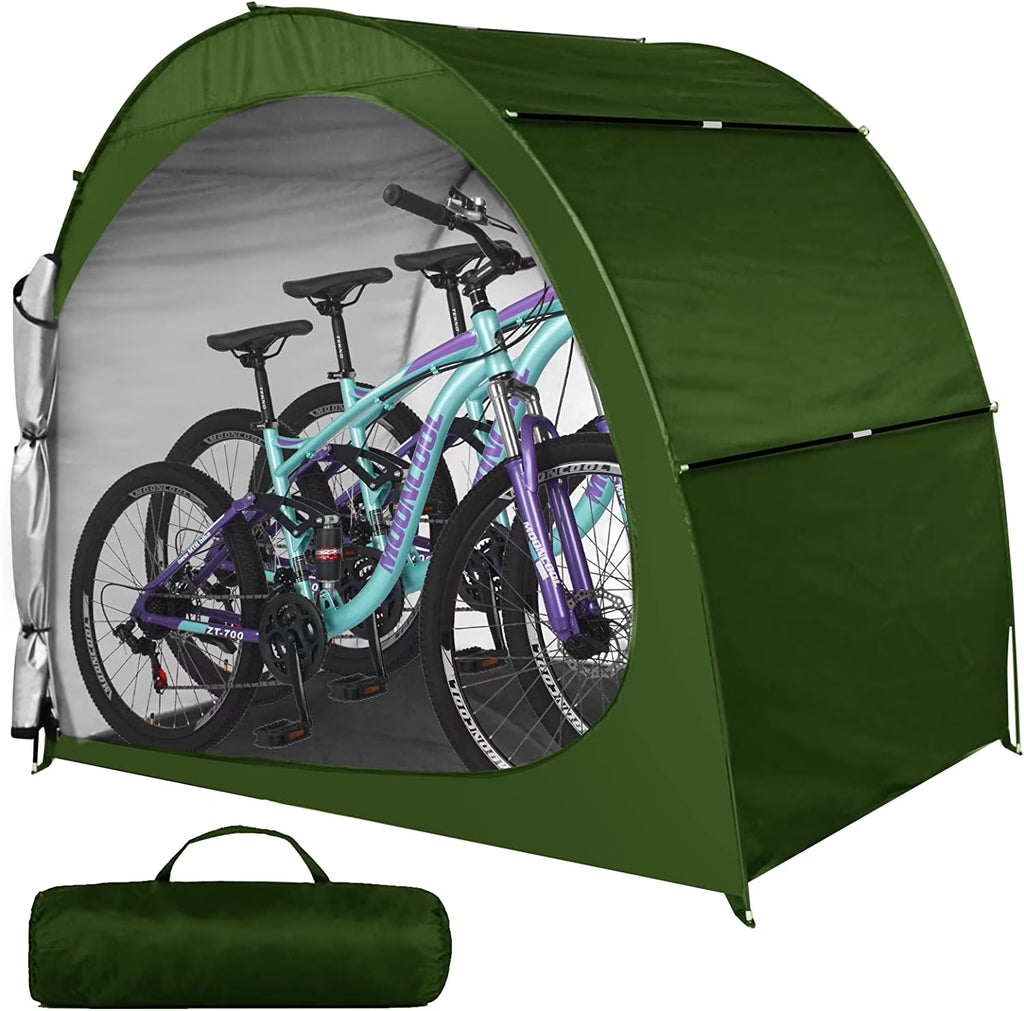 Semicircle Green Waterproof Bike Storage Cover S18861