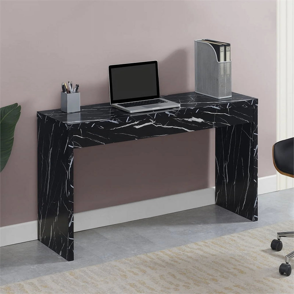 Black Wood Console Table/Desk H7178