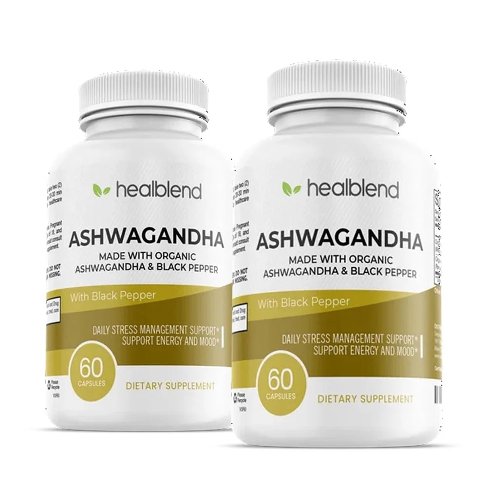 Organic Ashwagandha Supplement 1300mg with Black Pepper Extract Y538899