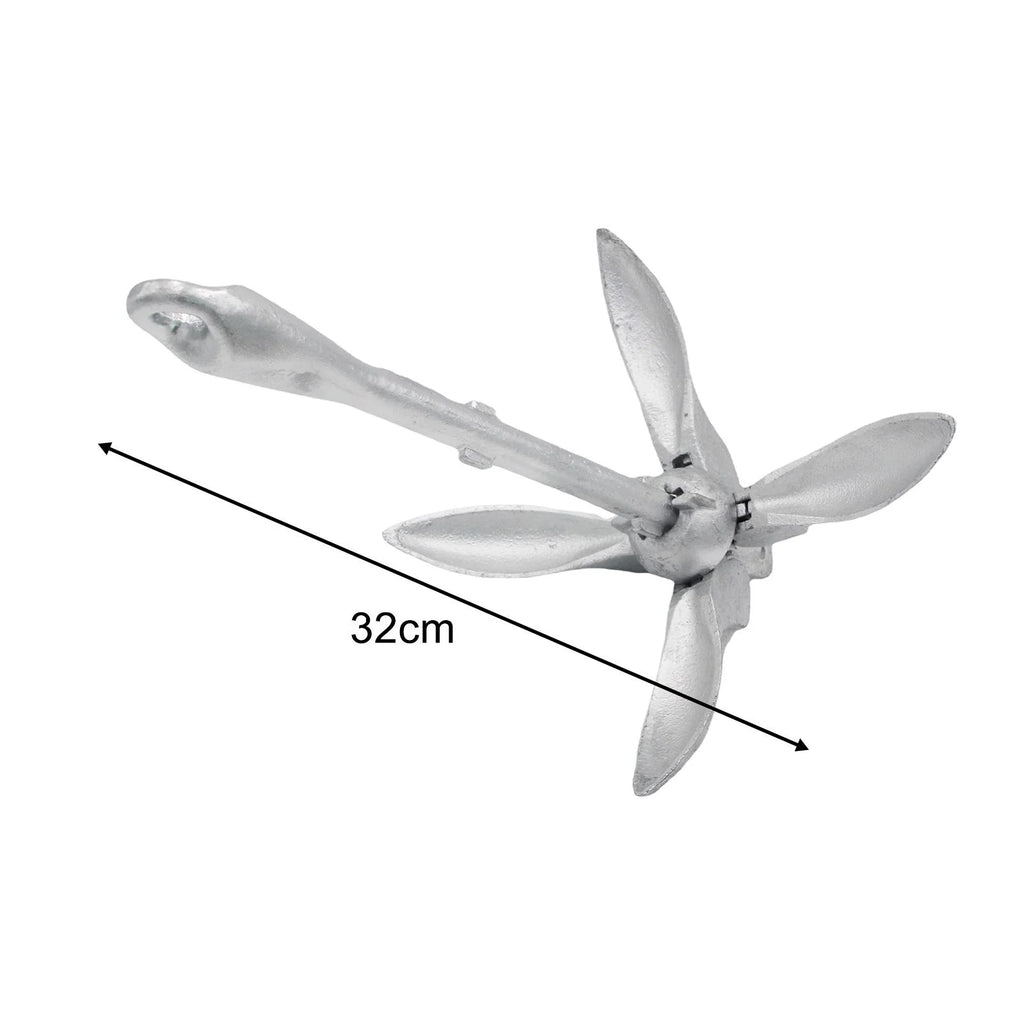 Carbon Steel Grapnel Boat Anchor 1.5KG I510