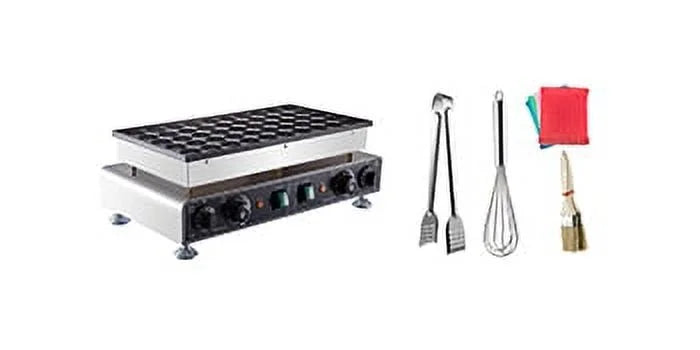 110V 50 Pieces 1700W Nonstick Mini Dutch Pancake Maker E749944