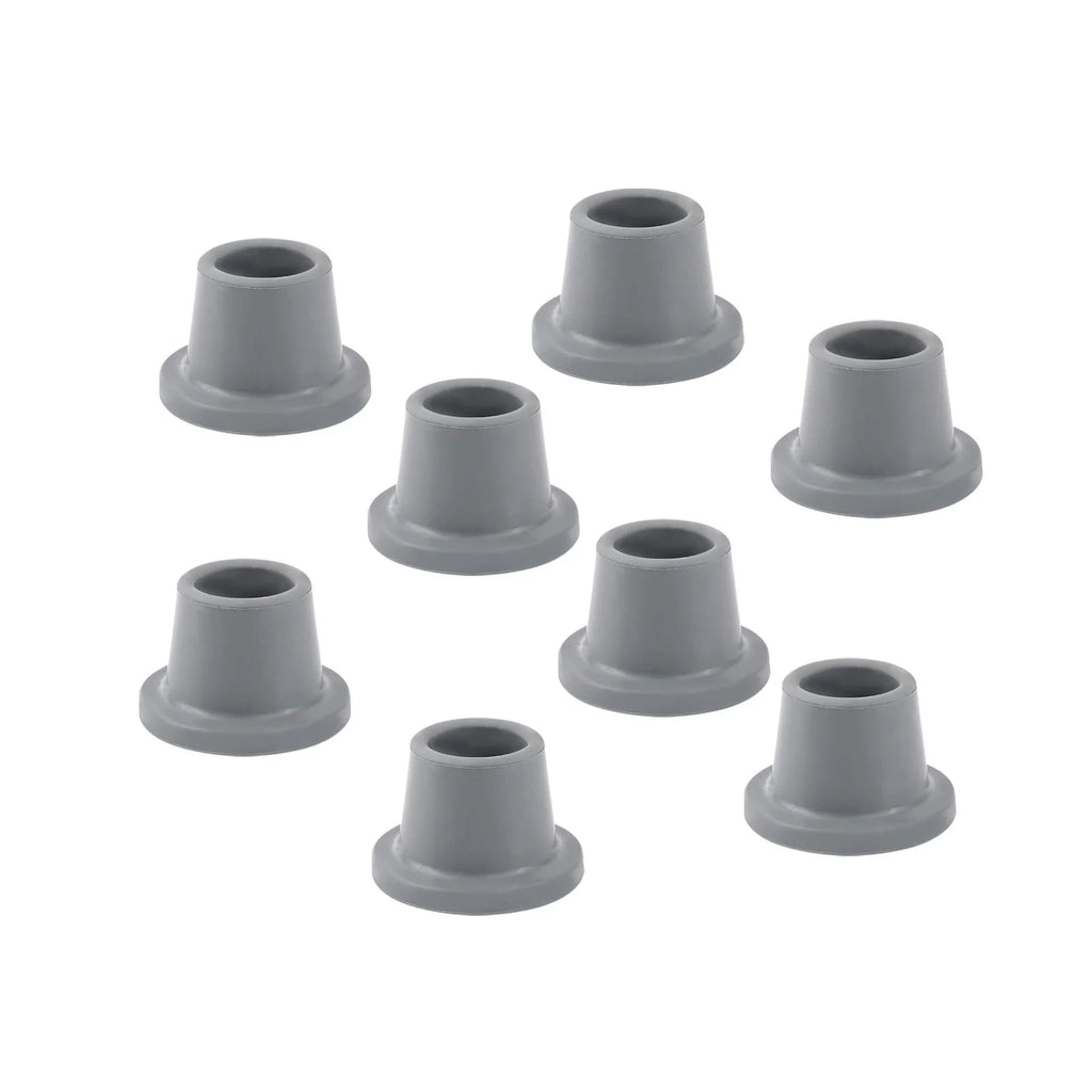 8x Shower Chair Feet Gray Rubber F690