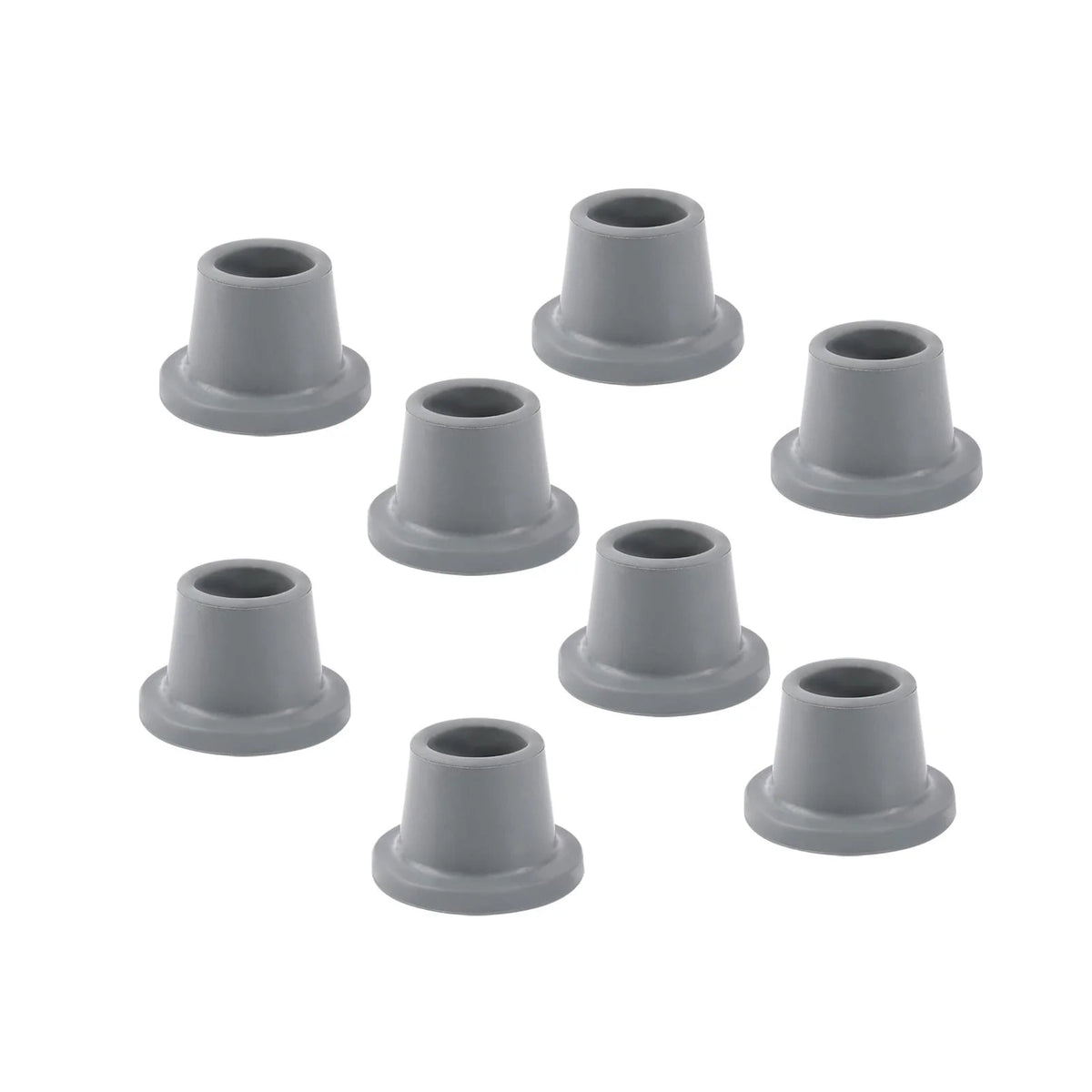 8x Shower Chair Feet Gray Rubber F690