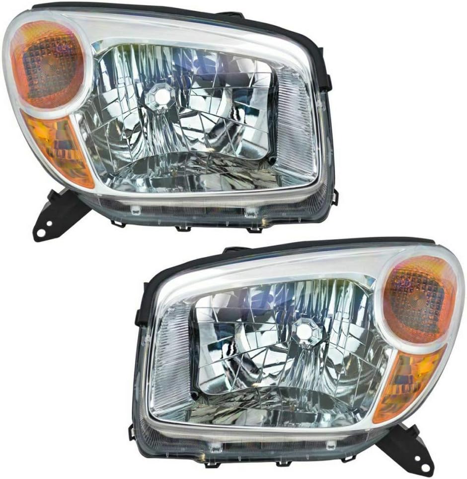2004-2005 Toyota RAV4 Driver and Passenger Side Headlight Assembly C31941
