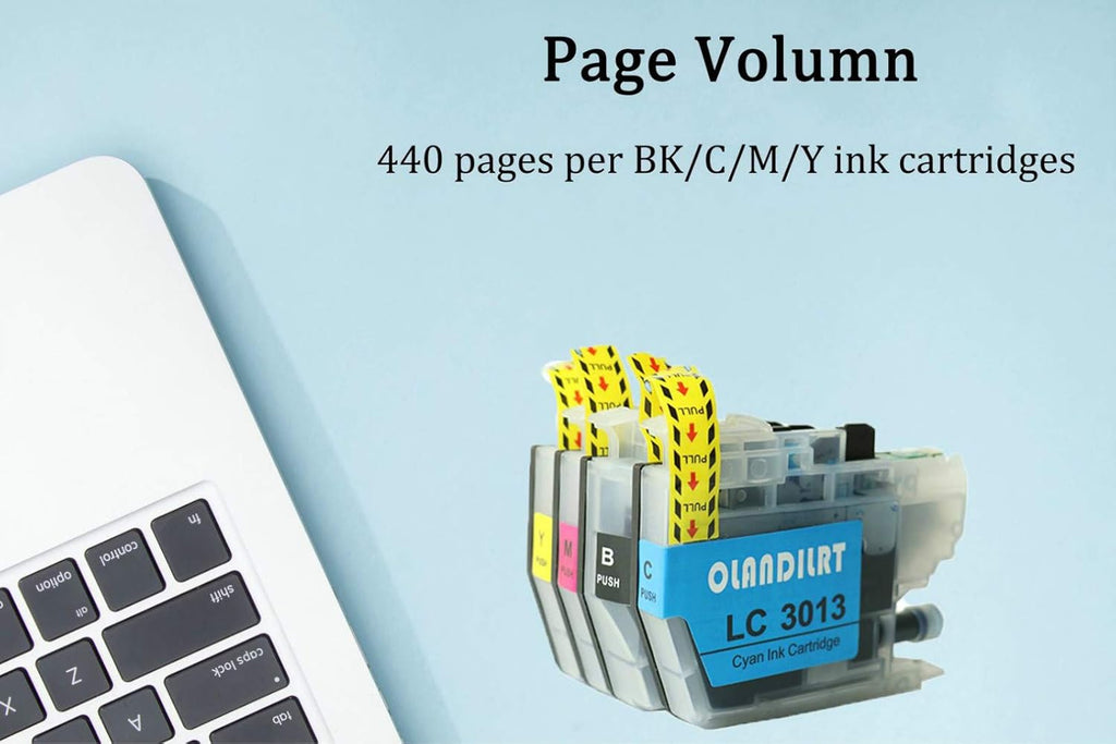 Compatible Ink Cartridges for Brother LC3013 LC3011, 1 Set R39067