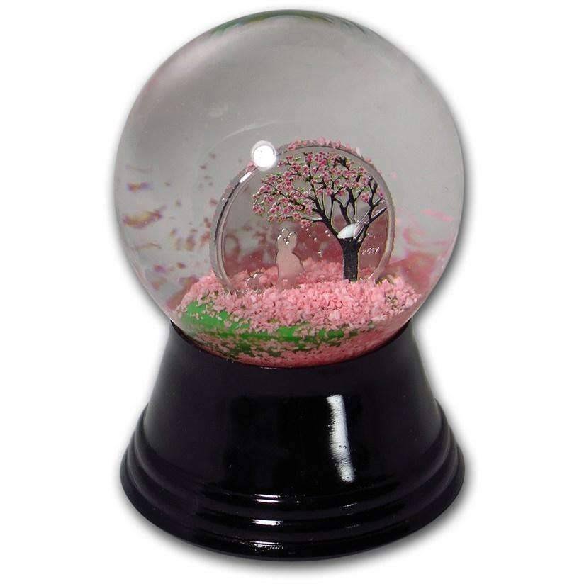1/10 oz Silver Cherry Blossom Globe S89930