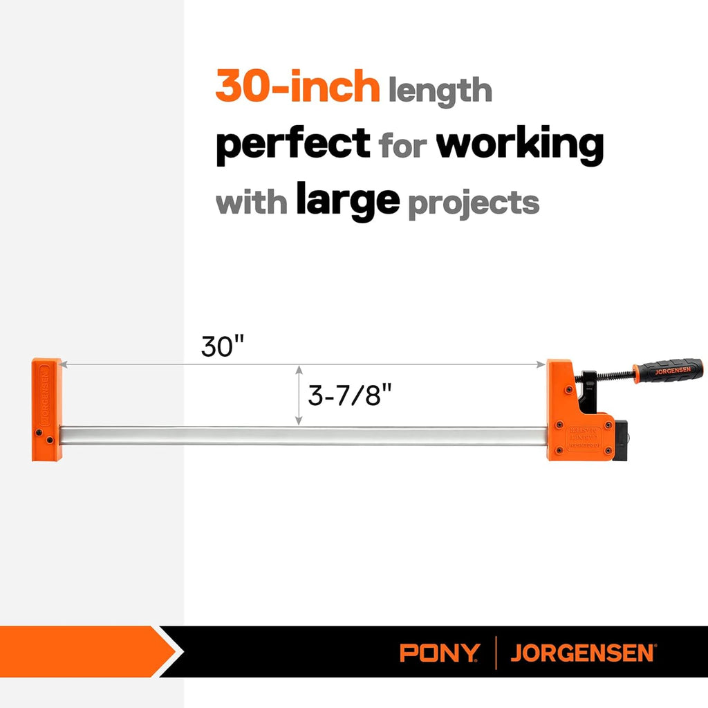 24-inch 90° Parallel Jaw Bar Clamp, 2-pack J424967