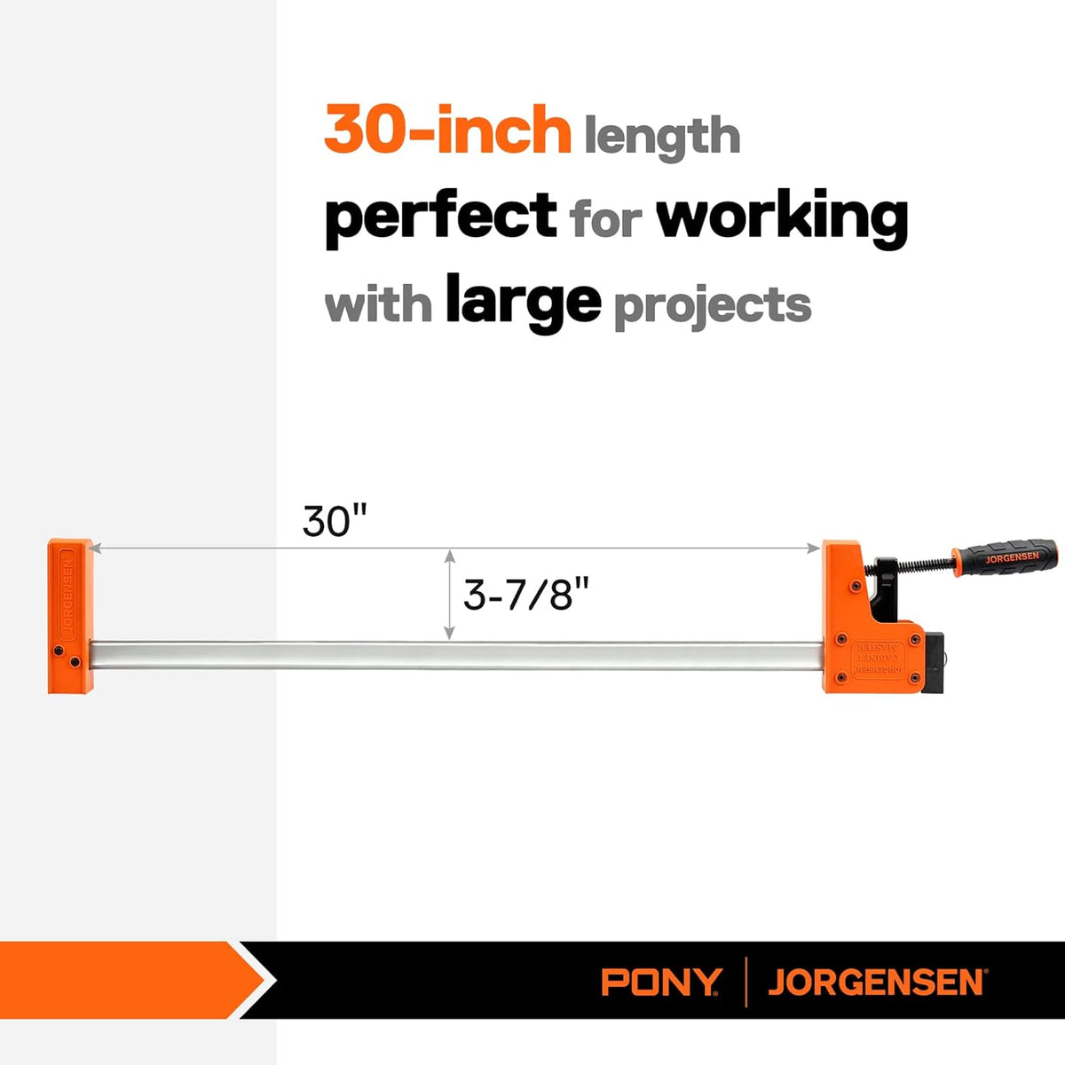 24-inch 90° Parallel Jaw Bar Clamp, 2-pack J424967