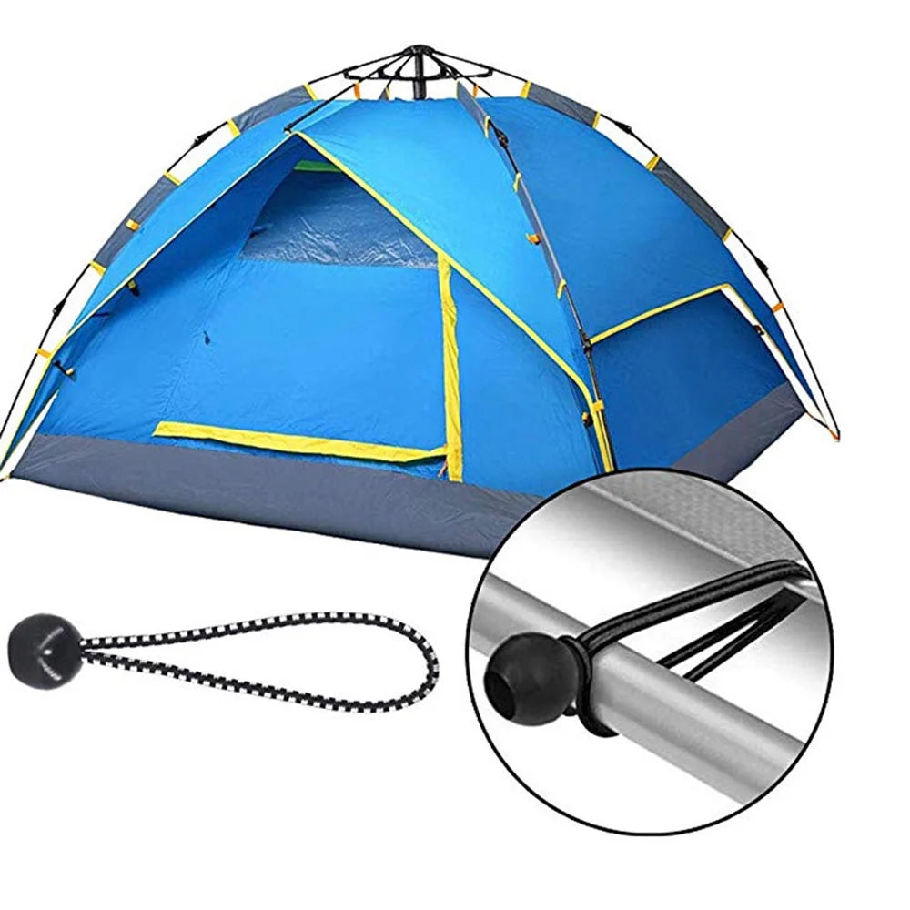 30pcs Heavy Duty Tarp Clips with Bungee Ball Cords Carabiners T61447