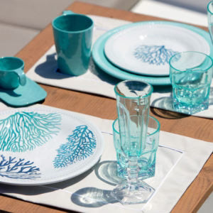 Flat Plate Blue Set 6 pcs U2564