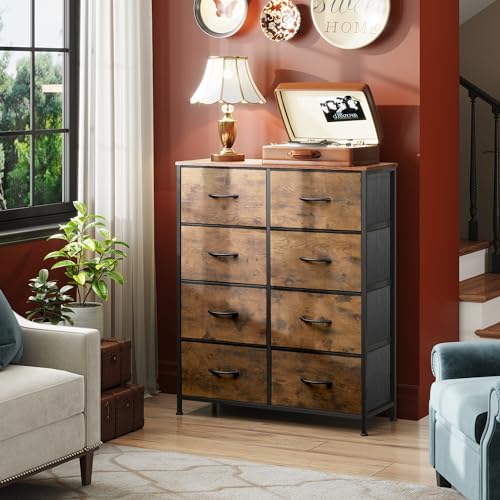 Fabric 8 Drawer Dresser V310