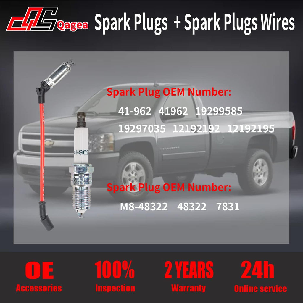 Spark Plugs and Spark Plug Wires Pack of 2 F746431