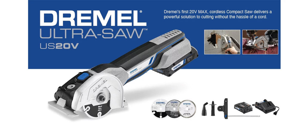 20V Max Cordless Ultra-Saw Tool Kit with Cutting Wheels & Storage Bag K4561