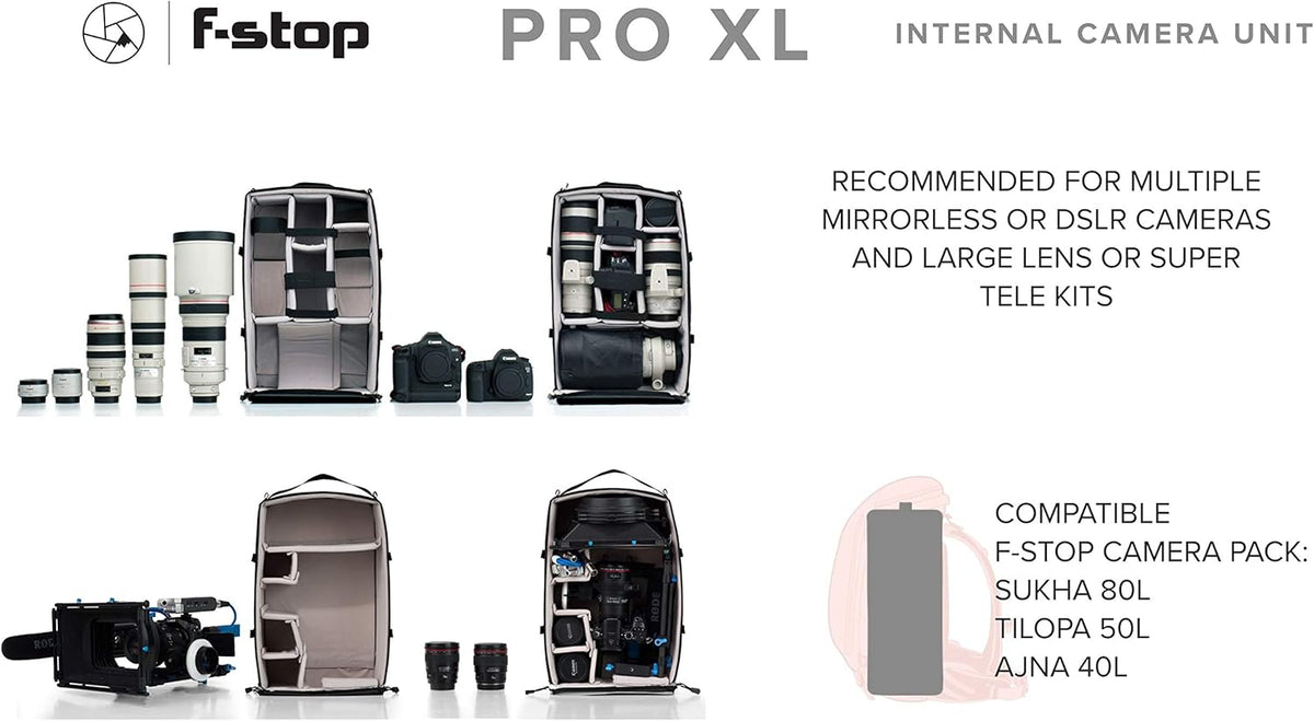 ICU Pack Storage Insert for DSLR and Mirrorless Gear F908