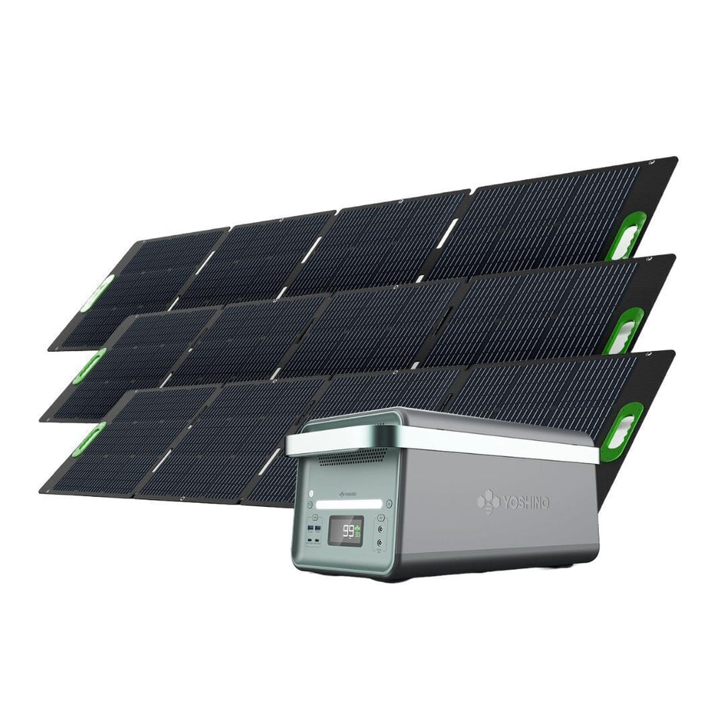 Portable Solar Generator 330W with 100W Solar Panel J870