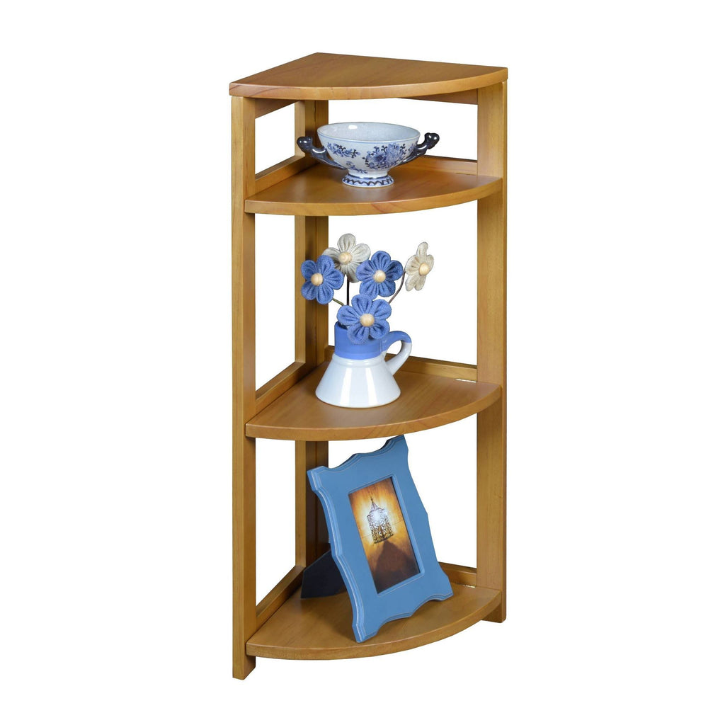 34x22 Medium Oak Folding Bookcase F891031