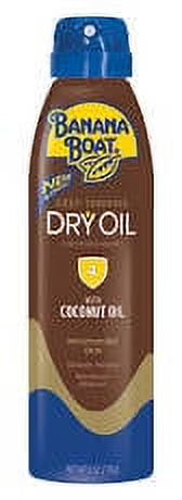 Deep Tanning Dry Oil Clear Spray SPF 4 Sunscreen, 6 oz D51435