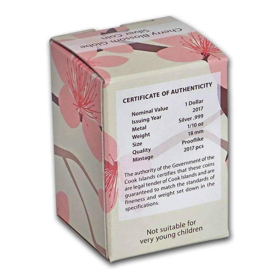 1/10 oz Silver Cherry Blossom Globe S89930