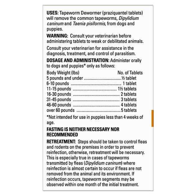 Tapeworm Dewormer for Dogs S759145