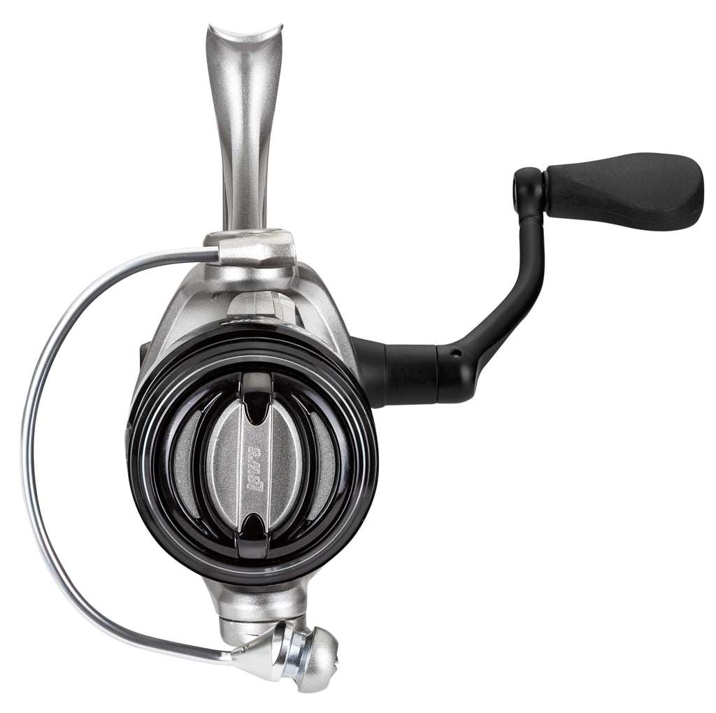Lew's Laser SG Speed Spin Spinning Fishing Reel, Size 400, Silver W312