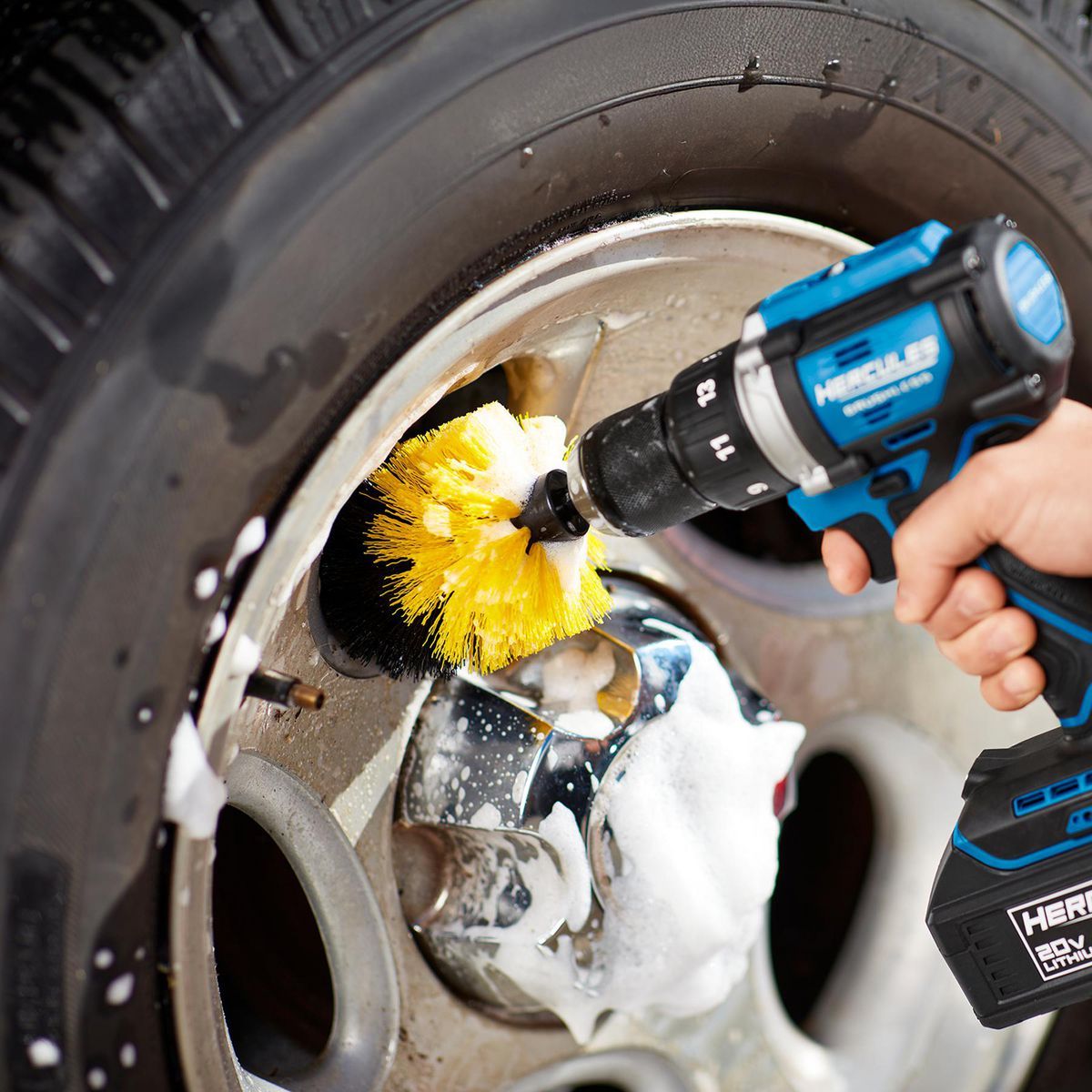Power Drill Brush Detailing Kit 5-Piece J848457