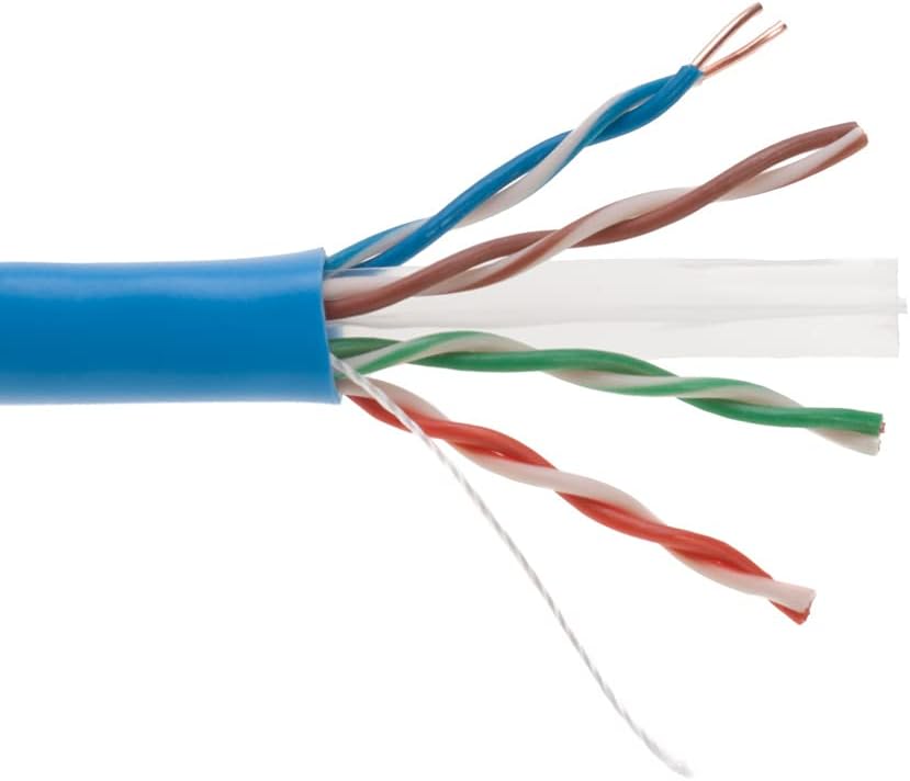 1000ft CAT6 Solid Ethernet Cable UTP 23AWG Bulk (Orange) W534956