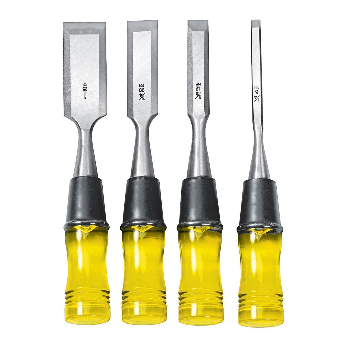 Wood Chisel Set with PVC Handle, 4 Piece X40424
