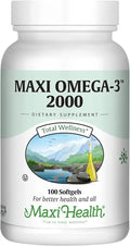 Triple Strength 2000 mg Omega 3 Fish Oil Softgels with EPA and DHA L25813