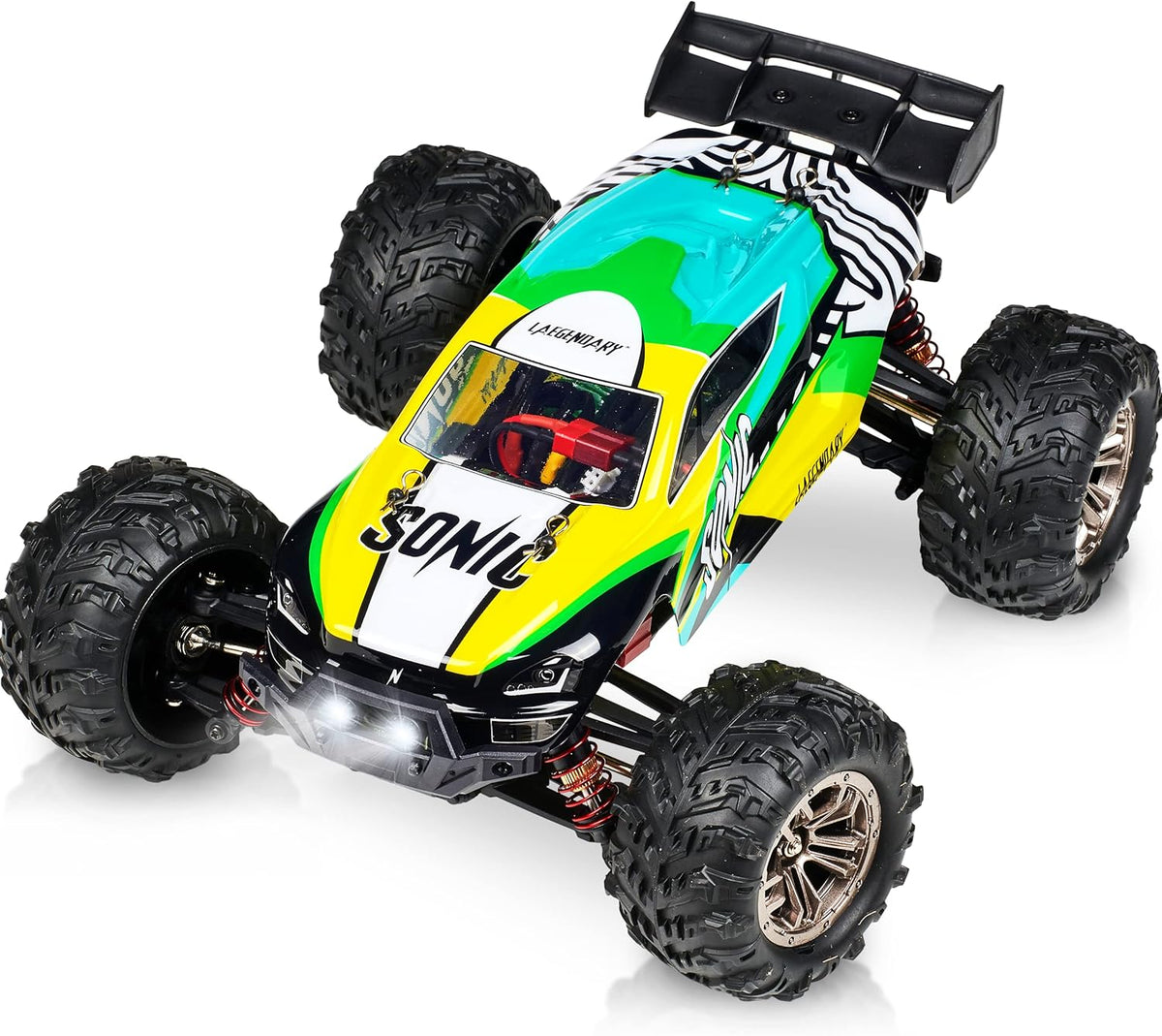 4x4 Offroad Monster Truck Remote Control Car, 1:16 Scale, Brushed, Waterproof W687