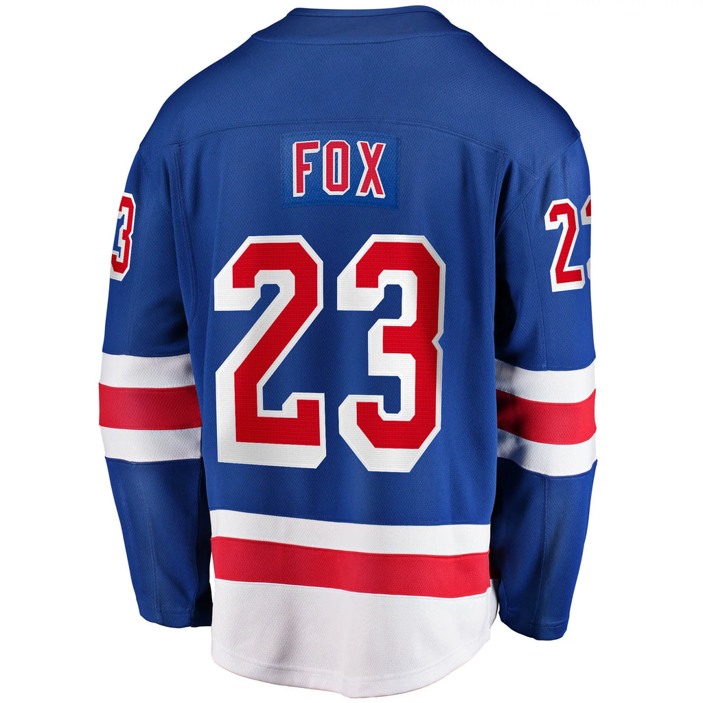 Men's Blue New York Rangers Home Breakaway Replica Jersey J728232