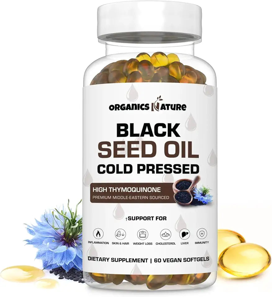 Black Seed Oil 1000MG Vegan Softgels J167