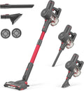 Cordless 250W 25000PA Stick Vacuum Cleaner with 2200mAh Battery 35Mins Runtime 6 in 1 Lightweight Vacuum Cleaner H872