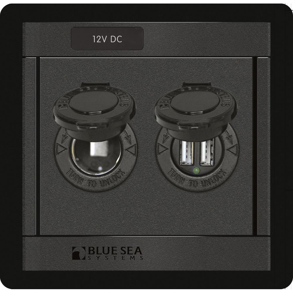 12V DC Socket & Dual USB Charger S93804