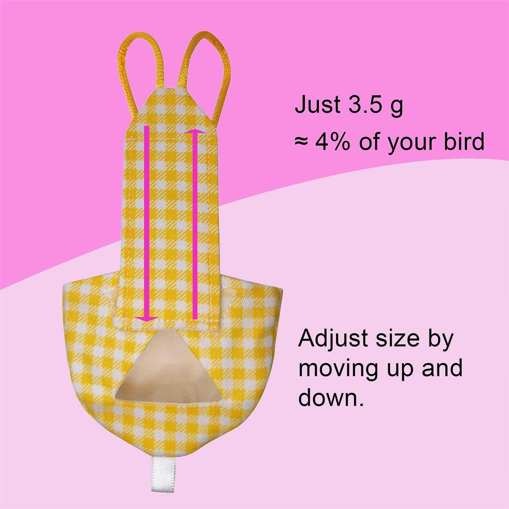 Bird Diaper Harness Flight Suit with 80 Inch Flying Leash J24112