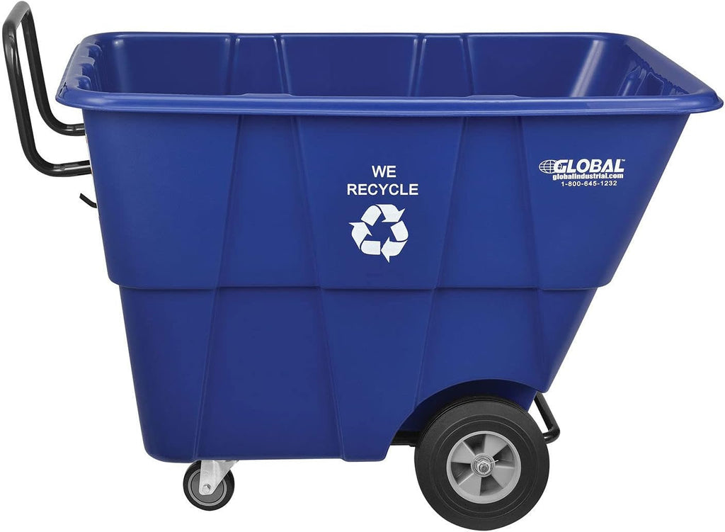 Gray Plastic Tilt Truck 1/2 Cubic Yard Capacity 850 Lb. M6504