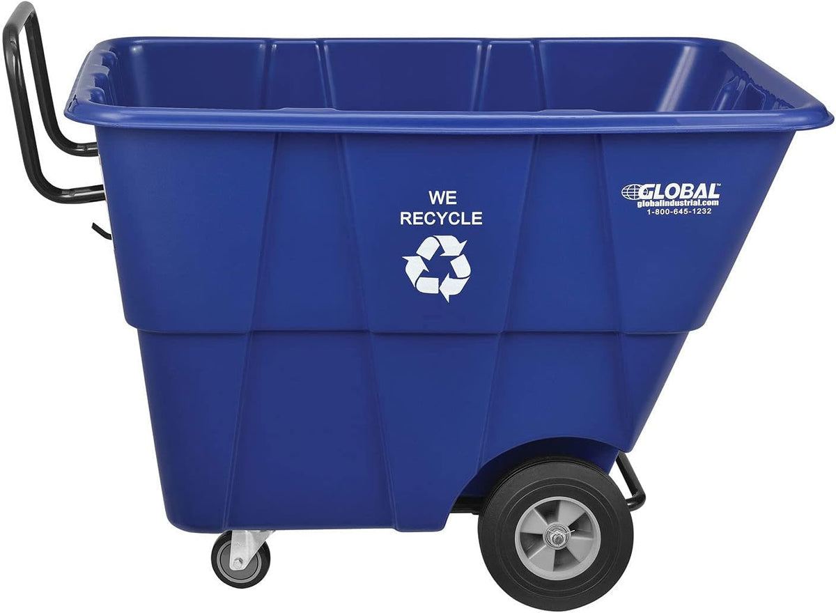 Gray Plastic Tilt Truck 1/2 Cubic Yard Capacity 850 Lb. M6504