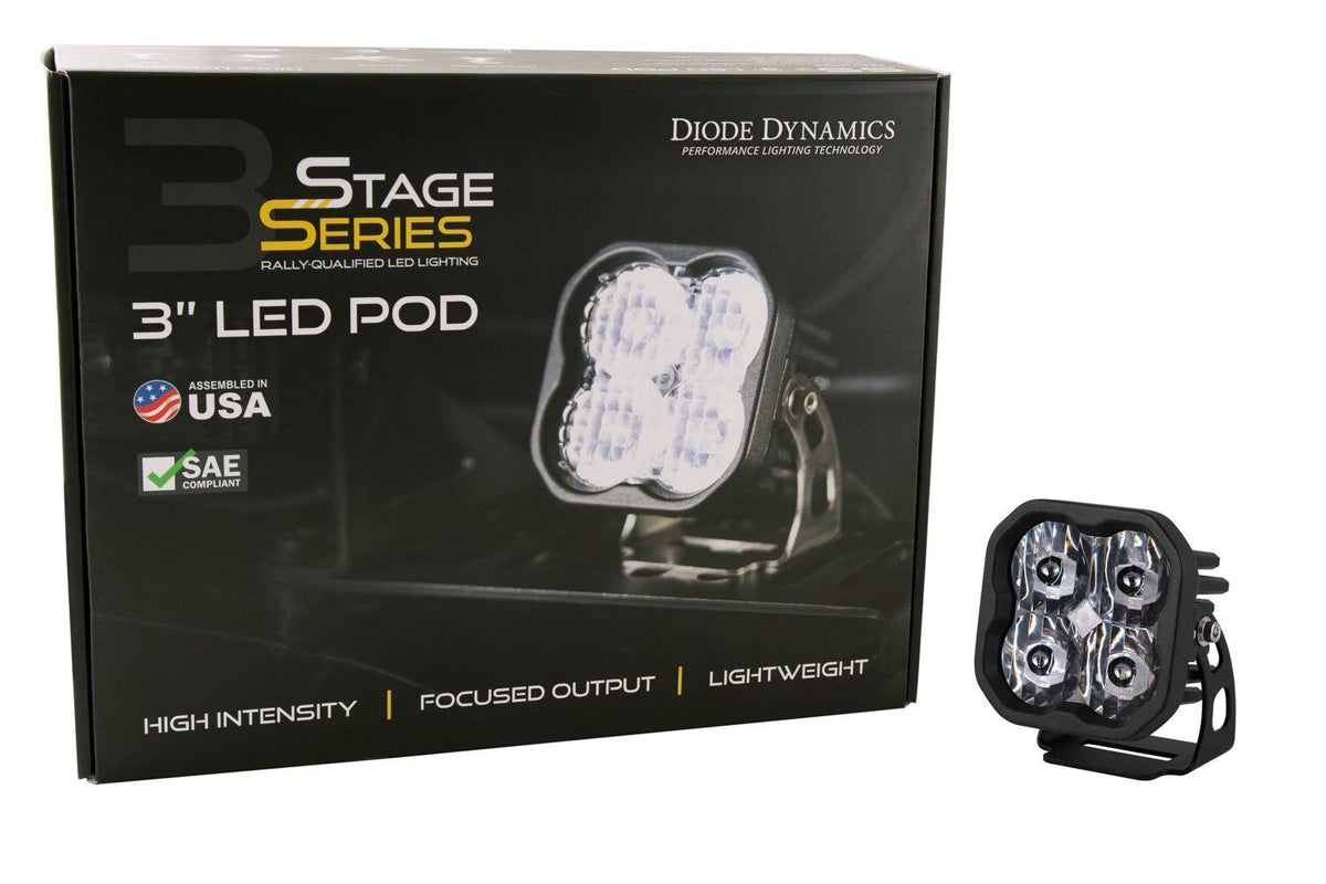 SS3 LED Max Standard Pod - White SAE Fog I36476