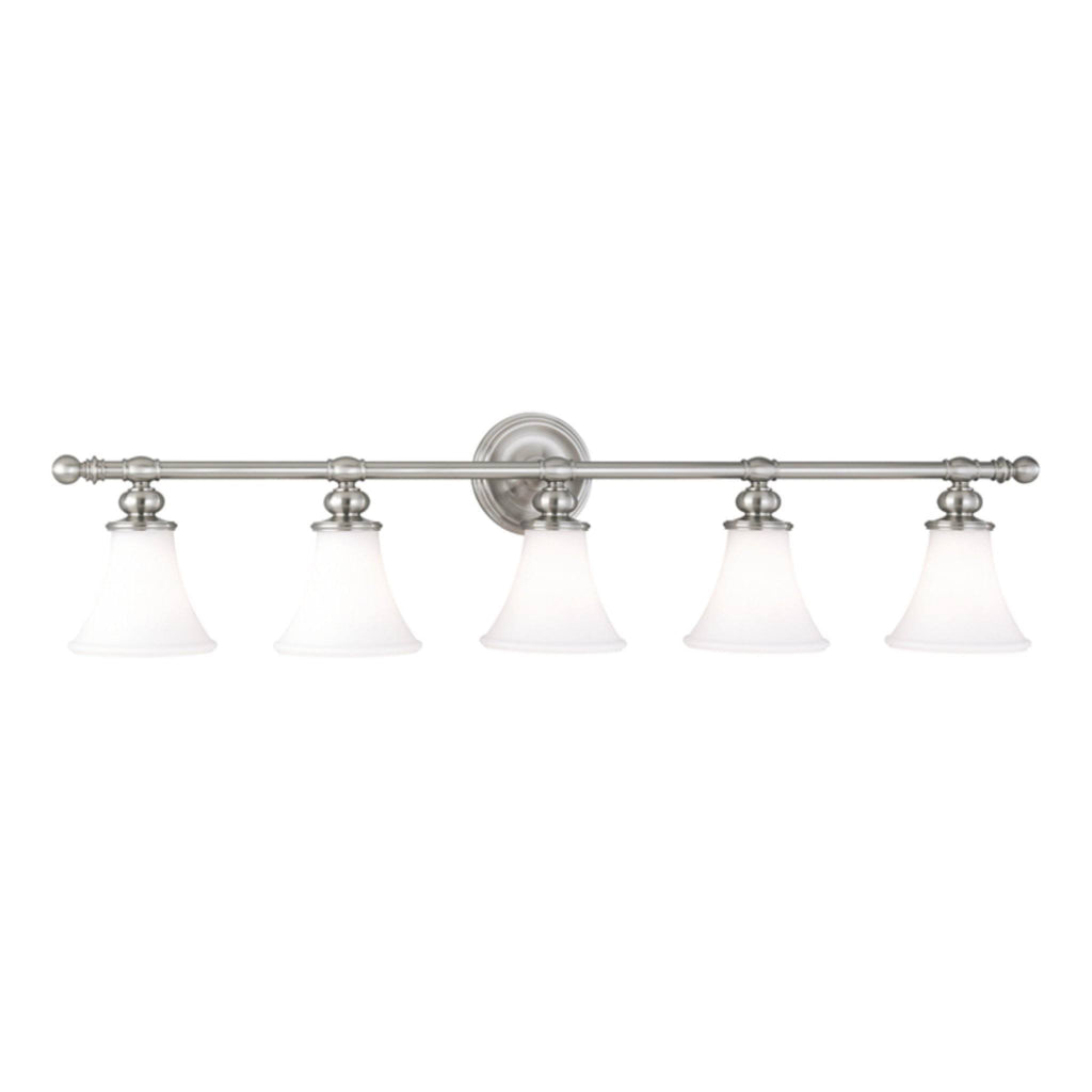 5 Light Bath Bracket, Satin Nickel S289