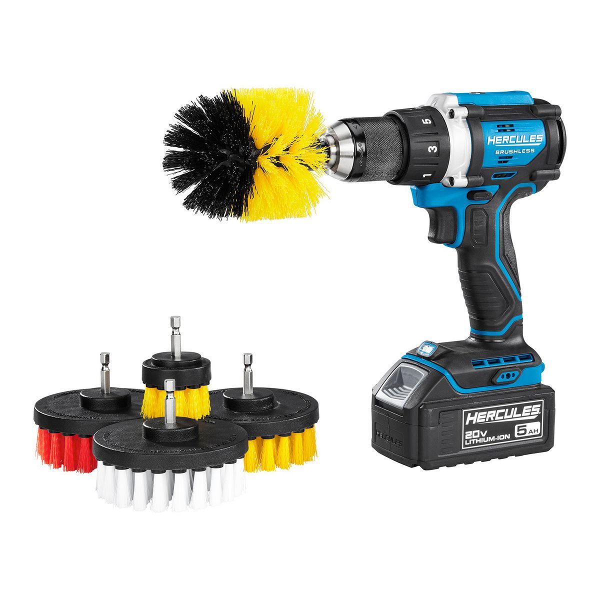 Power Drill Brush Detailing Kit 5-Piece J848457