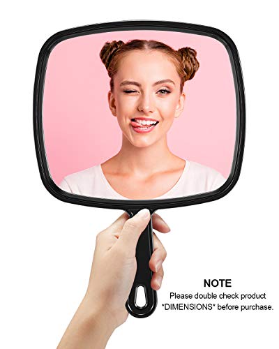 Large Hand Mirror with Handle M42066