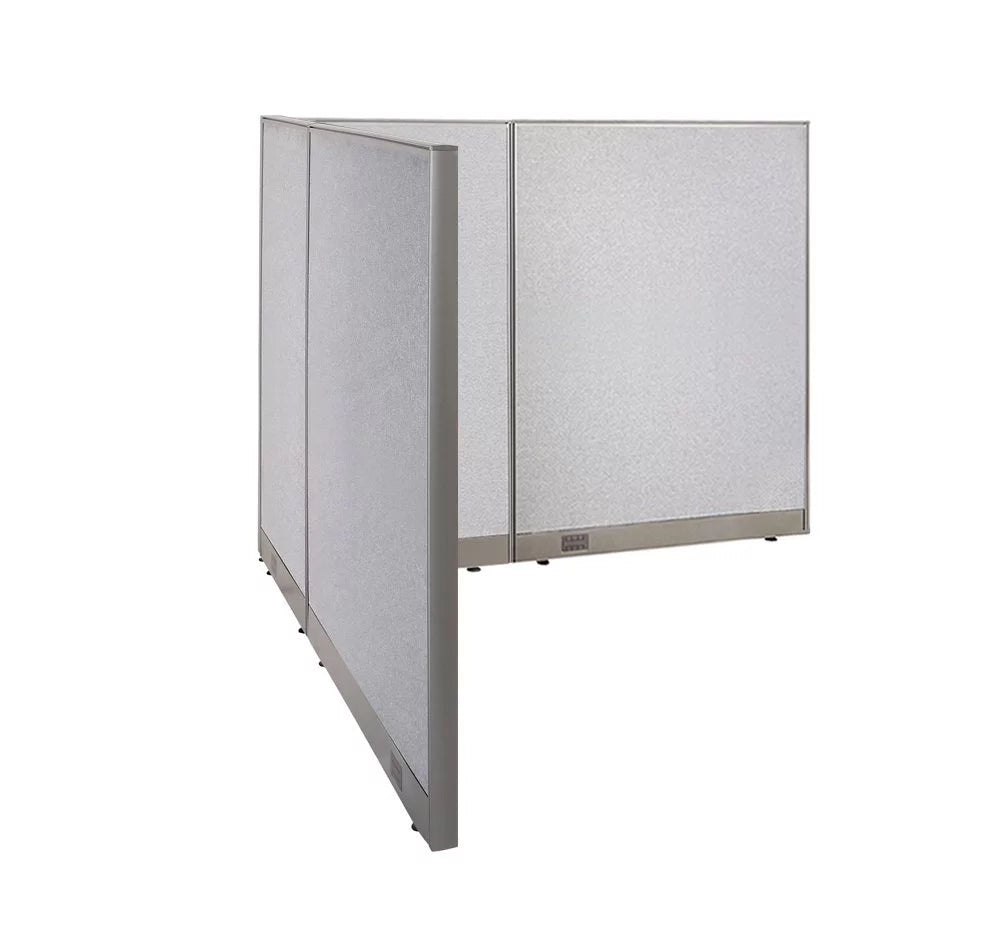 L-Shaped Freestanding Office Partition H38383