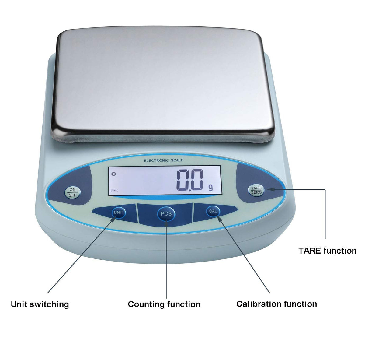 5kg x 0.1g Digital Electronic Balance Scale X384
