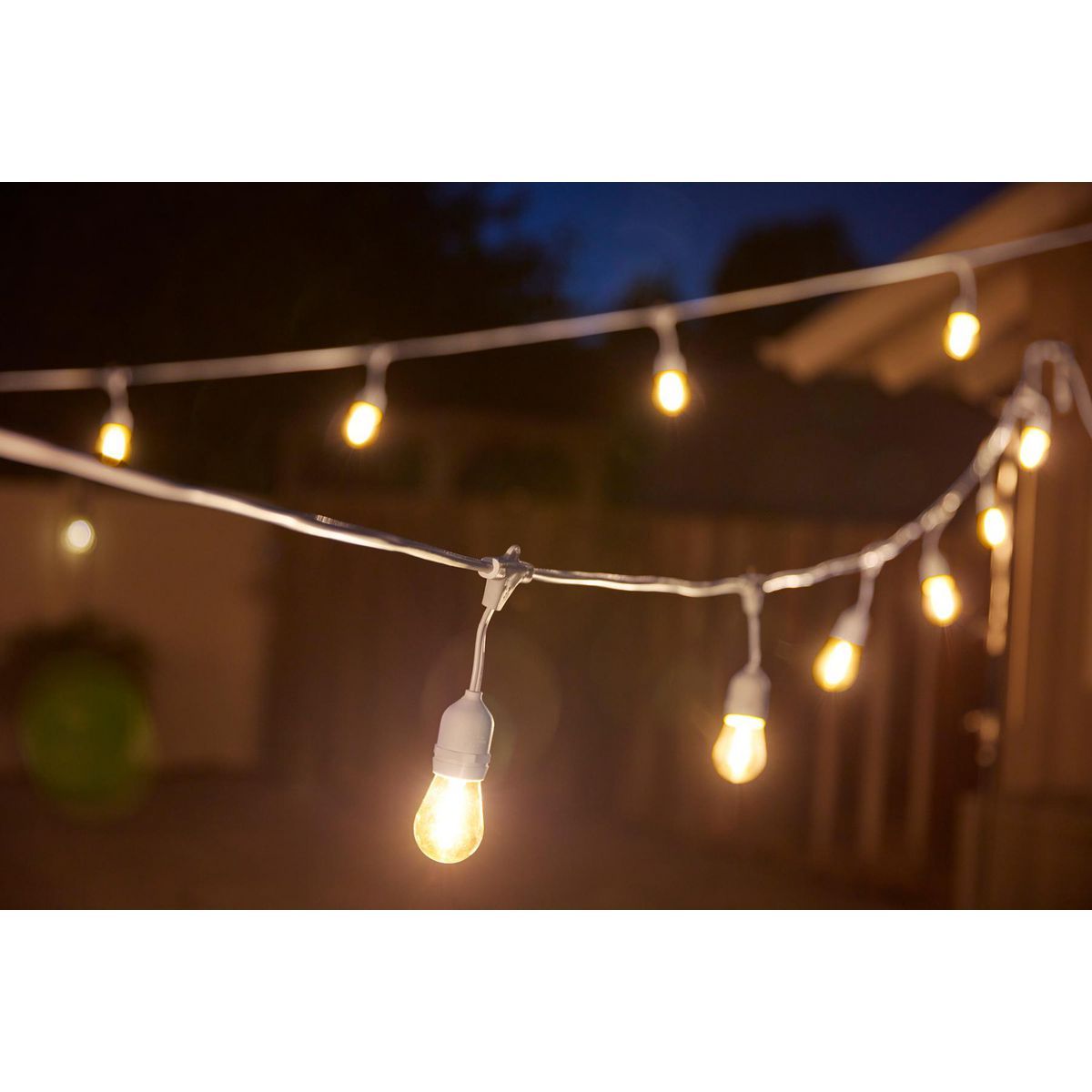 Black LED Outdoor String Lights X1099