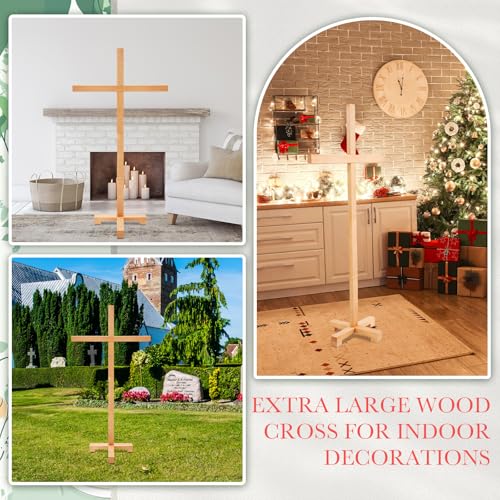 58'' Extra Large Wood Cross Z5180