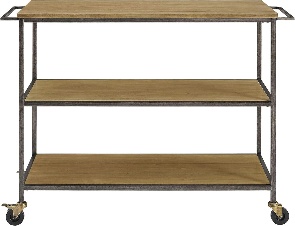 Washed Oak Kitchen Cart B815