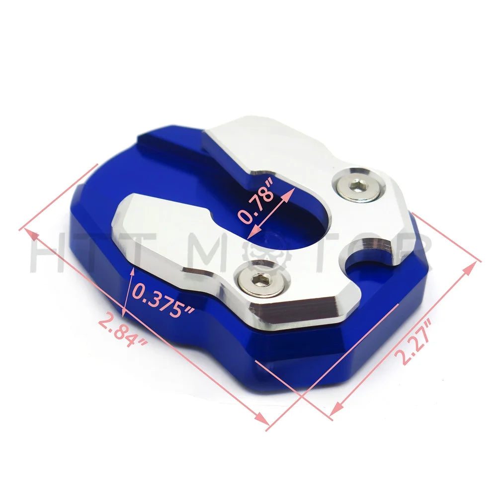 Blue CNC Sidestand Foot Plate Kickstand Pad for Yamaha Nmax155 U887210