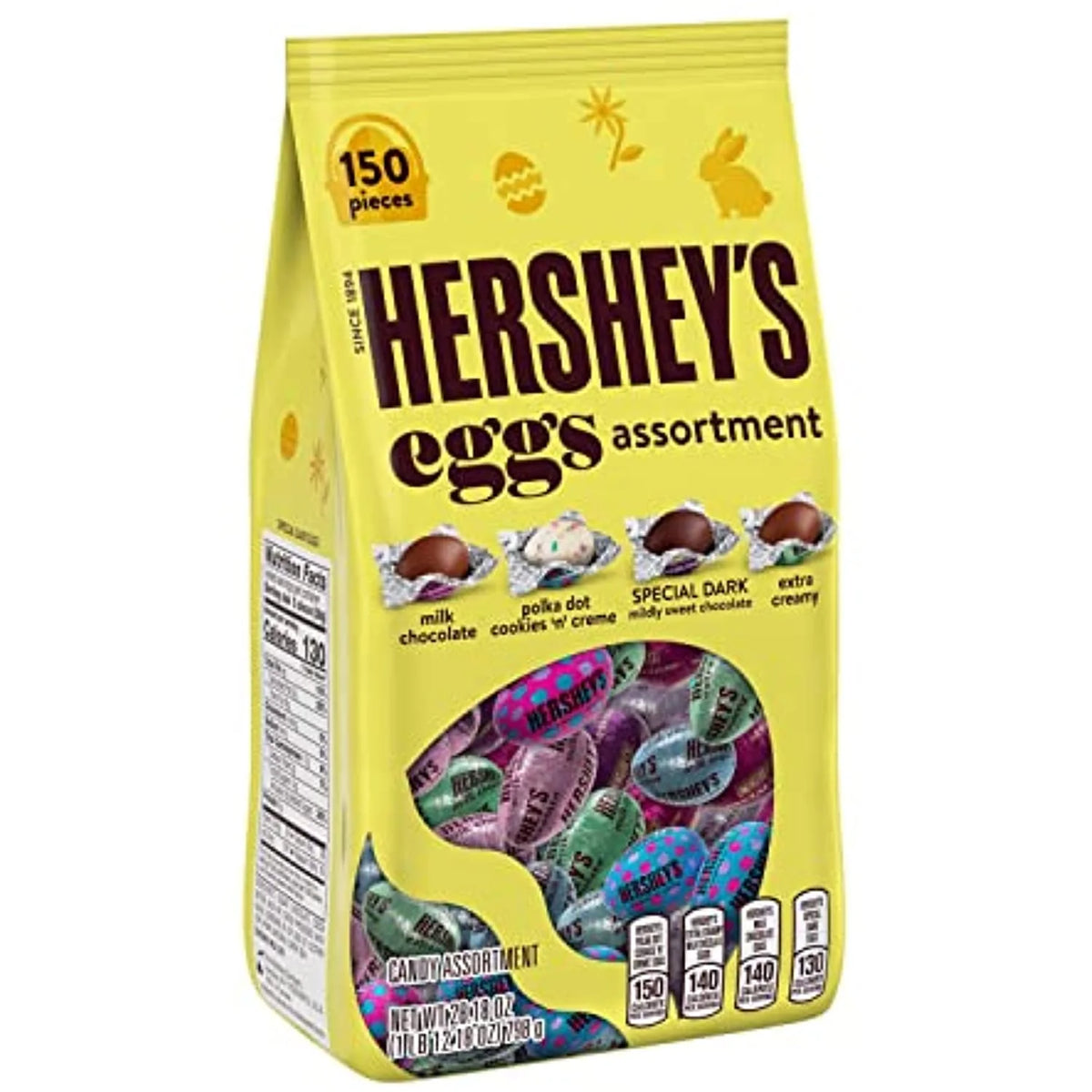 Chocolate And White Creme Eggs Assortment Candy 28.18 Oz O84072