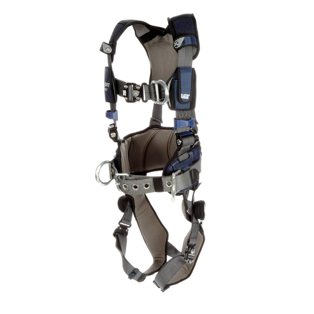 X-Large Gray Construction Style Positioning/Climbing Harness N4696