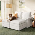 Dark Grey Chenille U Shaped Sectional Sofa G9582